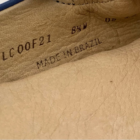 Peter Millar, Dana, Cap Toe, Leather, Ballet Flats Sz 8.5M Driving Shoes - Picture 6 of 6